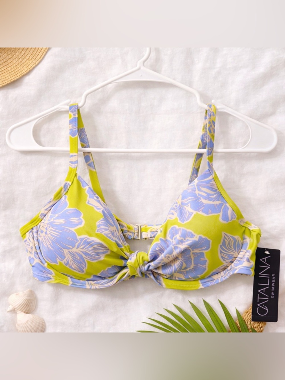 Catalina Floral Bikini Top XL – New With Tags